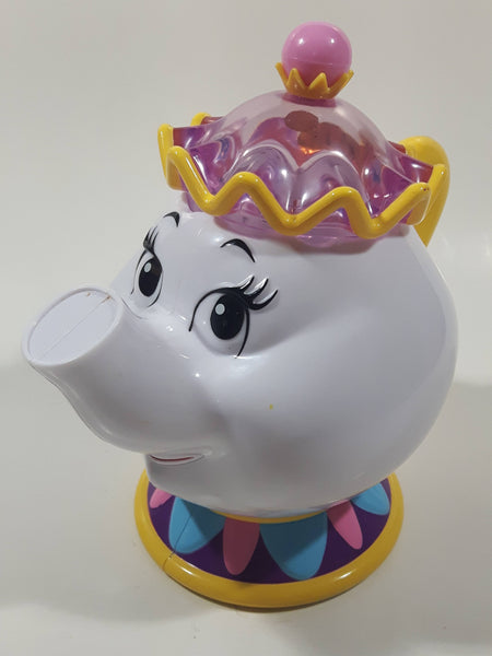 Disney Beauty and The Beast Mrs. Potts Character Plastic Toy Teapot with Bubbling Effect