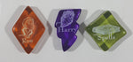 Harry Potter Ron, Harry, and Spells Stone Plastic Gems Lot of 3