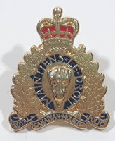 RCMP GRC RL133 Royal Canadian Mounted Police Crest Metal Lapel Pin