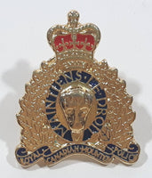 RCMP GRC RL133 Royal Canadian Mounted Police Crest Metal Lapel Pin