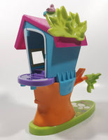 2002 Origin Products Polly Pocket Magnetic Treetop Clubhouse Treehouse 7 1/2" Tall Plastic Play Set