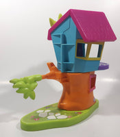 2002 Origin Products Polly Pocket Magnetic Treetop Clubhouse Treehouse 7 1/2" Tall Plastic Play Set