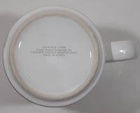 1978 Enesco Jim Davis Garfield Christmas Tip No. 1 "Leave Something For Santa" 3 1/2" Tall Ceramic Coffee Mug Cup