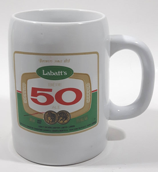 Vintage Labatt's 50 Ale Beer 5" Tall Stoneware Stein