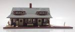 Grey and Brown Plastic Railroad Model Train Station Building