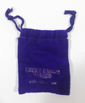 Lucky Eagle Casino Rochester, Washington Small Purple Velvet Casino Chip Coin Money Bag 3" x 3"