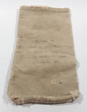 Vintage Bank of Montreal Wire Framed Canvas Coin Bag 5" x 9"