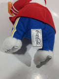 Very Hard To Find Coca Cola Polar Bear Ice Hockey Player 8" Tall Toy Stuffed Animal Plush Mascot Character
