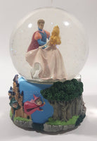 Enesco Disney Sleeping Beauty Musical Music Box Resin Glass Snow Globe Plays Sleeping Beauty Waltz