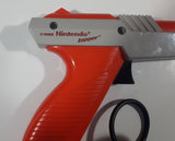 1995 Nintendo Zapper Duck Hunt Gun Orange and Grey Plastic NES Video Game Accessory Controller