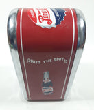 Vintage Drink Pepsi Cola Ice Cold "Hits The Spot" Heavy Metal 7 1/2" Tall Napkin Dispenser