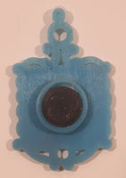 Tiny Ornate Small Blue Fridge Magnet