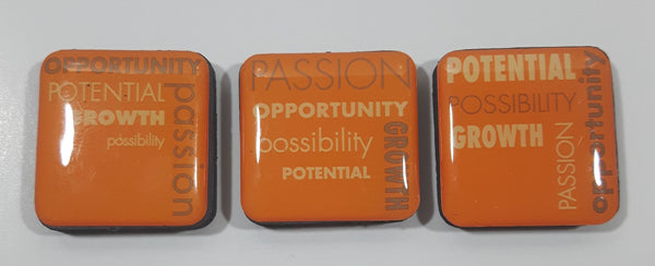 PD Opportunity Passion Potential Fridge Magnet Set of 3