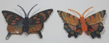 Colorful Butterflies Plastic Fridge Magnet Set of 2