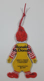 Vintage 1983 McDonald's Ronald McDonald Thin Plastic Hanging Figure