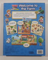 2011 Fisher Price Little People Welcome To The Farm Hard Cover Book with Felt Pieces