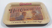 Carnation Hot Chocolate "A warm hug on a cold day" Small Metal Tray