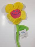 LPN Trading Bendable Yellow and Pink Flower 18" Long Toy Stuffed Plush New with Tags