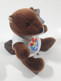 Sears Maple Beaver with Bicycle Shirt 5 1/2" Tall Toy Stuffed Animal Plush New with Tags