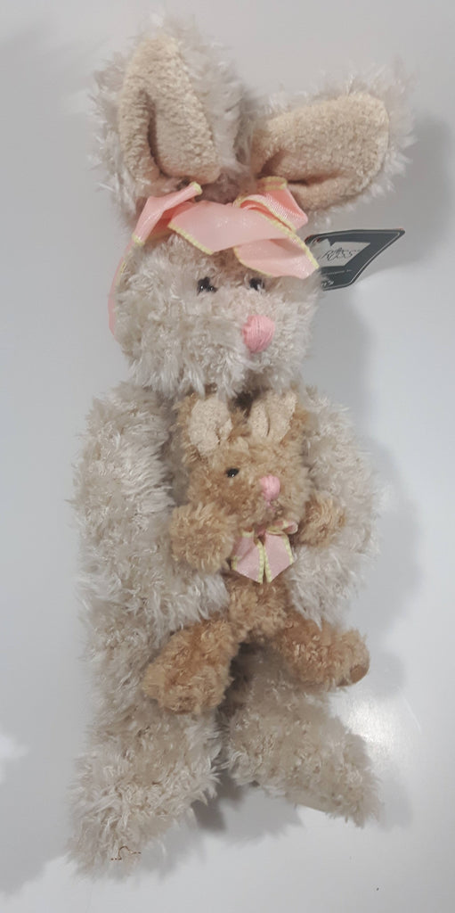 Russ Berrie & Company Amram's Maddie Mother Bunny Rabbit with Baby 10 ...