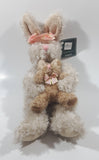 Russ Berrie & Company Amram's Maddie Mother Bunny Rabbit with Baby 10" Tall Toy Stuffed Plush Animal New with Tags