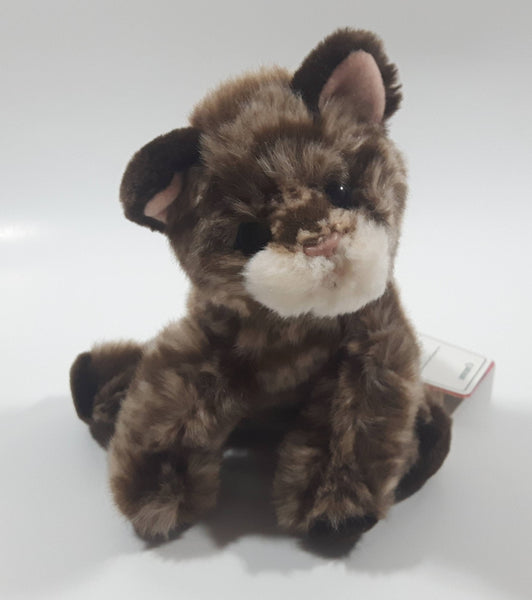 Russ Berrie & Company Amram's Whiskers Cat 7" Long Toy Stuffed Plush Animal New with Tags