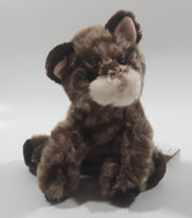 Russ Berrie & Company Amram's Whiskers Cat 7" Long Toy Stuffed Plush Animal New with Tags