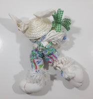 White Bunny Rabbit 9" Tall Toy Stuffed Animal Plush with Up with People Lapel Pin