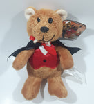 Sears Count Bearon Brown Vampire Teddy Bear 7 1/2" Tall Toy Stuffed Animal Plush with Tags