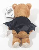Sears Count Bearon Brown Vampire Teddy Bear 7 1/2" Tall Toy Stuffed Animal Plush with Tags