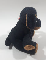 Russ Berrie & Company Amram's Biscuit Black Puppy Dog 5" Tall Toy Stuffed Plush Animal New with Tags
