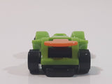 Kinder Surprise MPG #80 Green and Orange Plastic Snap Together Toy Race Car Vehicle