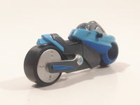 Kinder Surprise Justice League MPG DE115 Blue and Grey Plastic Snap Together Toy Motor Cycle Vehicle