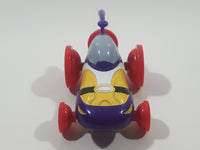 Big Idea Inc. VeggieTales Larry Boy Mobile Purple Yellow Red 3 3/4" Long Plastic Toy Car Vehicle