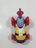 Big Idea Inc. VeggieTales Larry Boy Mobile Purple Yellow Red 3 3/4" Long Plastic Toy Car Vehicle