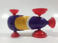 Big Idea Inc. VeggieTales Larry Boy Mobile Purple Yellow Red 3 3/4" Long Plastic Toy Car Vehicle