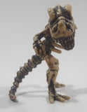 T-Rex Tyrannosaurus Rex Dinosaur Fossil Skeleton 2 1/4" Tall PVC Toy Figure
