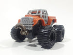 2011 McDonald's Tonka Garage Monster Truck Orange Plastic Die Cast Toy Car Vehicle with Winch