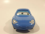 2006 McDonald's Disney Pixar Cars Sally Porsche Light Blue Pullback Plastic Die Cast Toy Car Vehicle