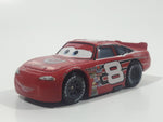 2007 Disney Pixar Cars NASCAR #8 Dale Earnhardt Red Die Cast Toy Race Car Vehicle