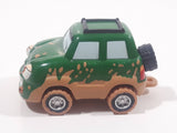 2000 Chevron Mini Cars Freddy 4-Wheeler MC 4 Green and Brown Plastic Die Cast Toy Car Vehicle