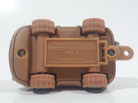 2000 Chevron Mini Cars Freddy 4-Wheeler MC 4 Green and Brown Plastic Die Cast Toy Car Vehicle