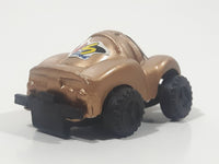 Unknown Brand No. 0001 Very Good New Vs Good Gold Plastic Die Cast Toy Race Car Vehicle