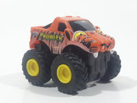 2003 Hot Wheels Monster Jam Minis Speed Demons Prowler Monster Truck Orange Pull Back Die Cast Toy Car Vehicle