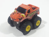 2003 Hot Wheels Monster Jam Minis Speed Demons Prowler Monster Truck Orange Pull Back Die Cast Toy Car Vehicle