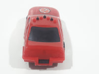 Unknown Brand Fire Rescue Coupe Red Plastic Die Cast Toy Car Vehicle