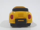 1987 Buddy L Volkswagen Beetle Convertible Yellow Pullback Miniature Die Cast Toy Car Vehicle