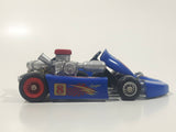 Unknown Brand Mogoya Super Uni #8 Blue Go Kart Die Cast Toy Race Car Vehicle 5" Long