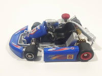Unknown Brand Mogoya Super Uni #8 Blue Go Kart Die Cast Toy Race Car Vehicle 5" Long