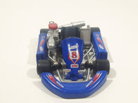 Unknown Brand Mogoya Super Uni #8 Blue Go Kart Die Cast Toy Race Car Vehicle 5" Long